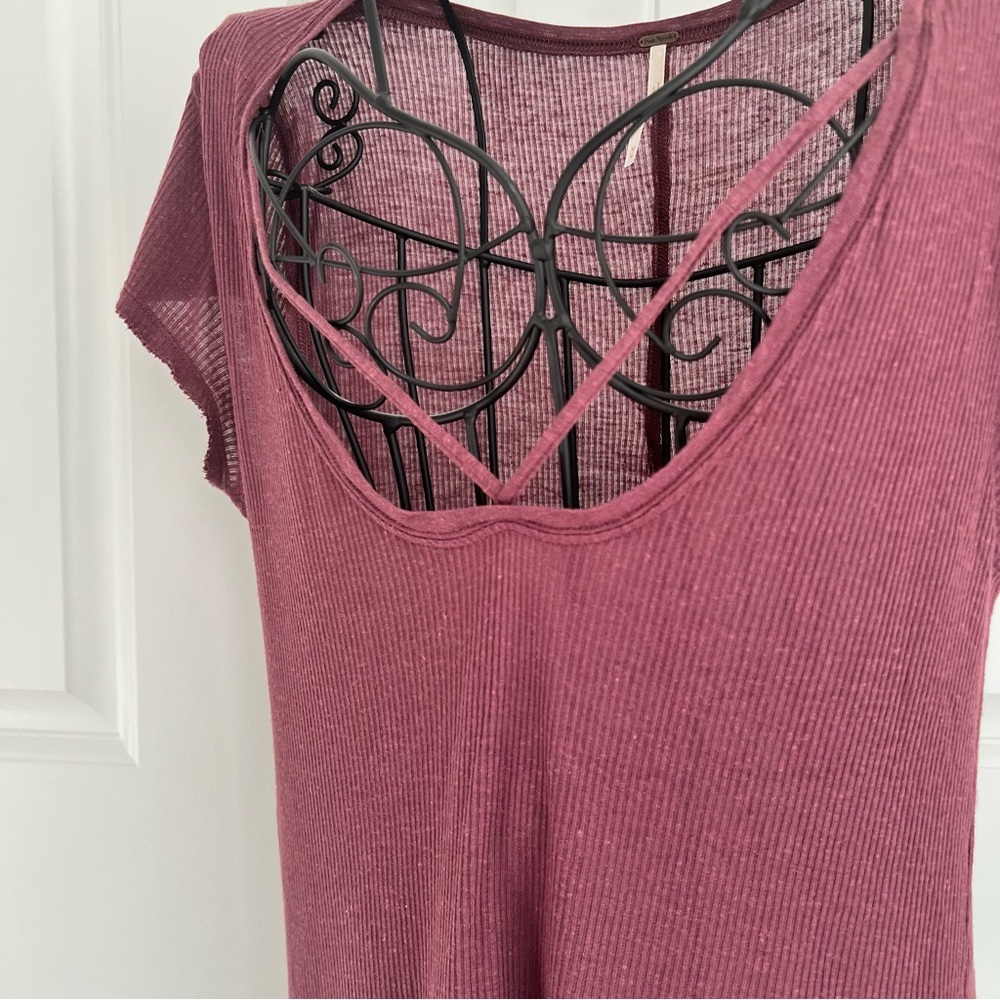 Free People Ribbed Tee - Picture 2 of 3